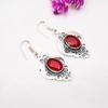 Ruby Earrings Gemstone Jewelry, 925 Solid Sterling Silver Handmade Earrings, Latest Design Jewelry
