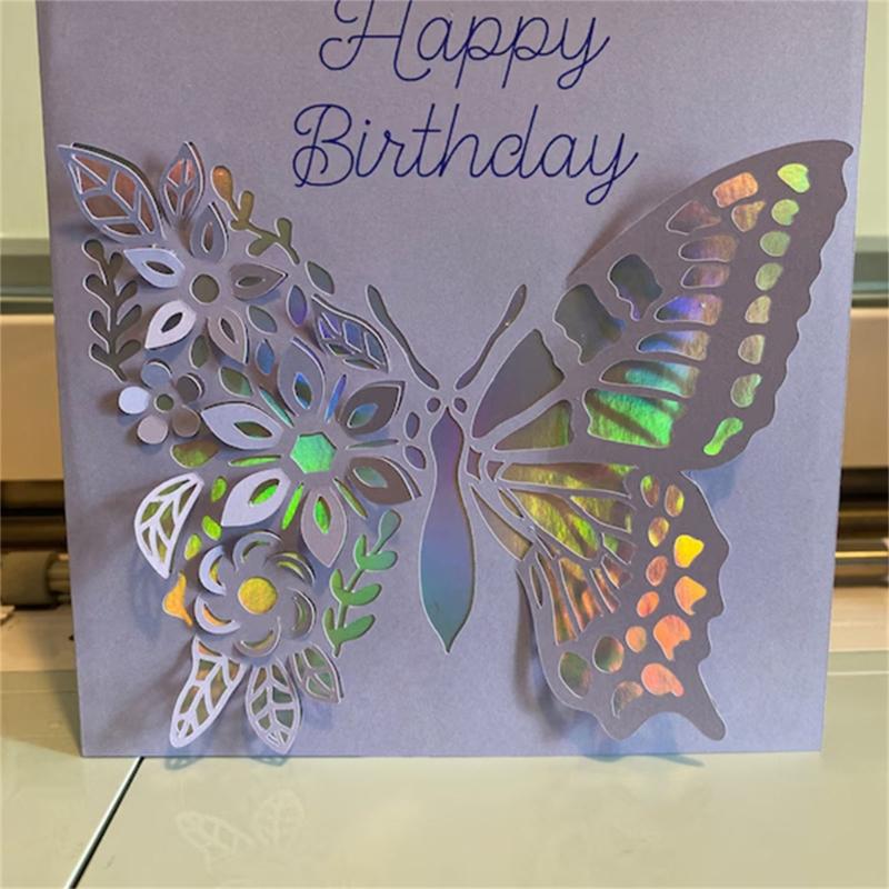 Butterfly Die Cut Stencils Scrapbooking Embossing Tool Carbon Steel Cutting Die for Scrapbooking Card Making Album