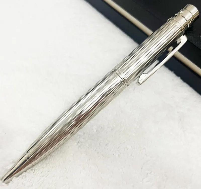 Rollerball Ballpoint Pen Blue Carving With Serial Number Writing Smooth Stationery