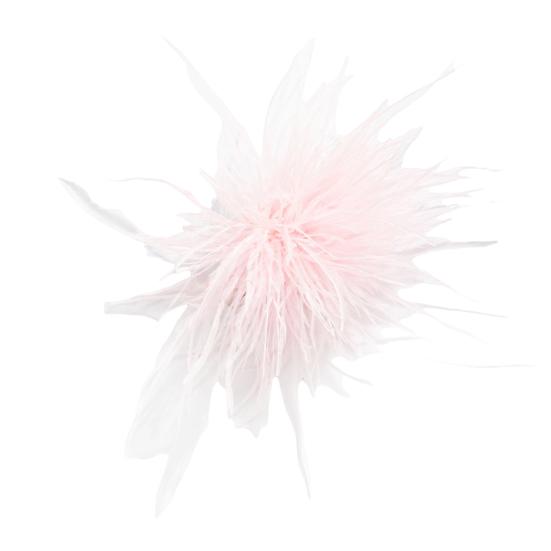 Spilla da Donna, con Fermaglio per Capelli Design Piuma Leggera Soffice, Spilla Multi-Uso Stile Elegante per Abiti Cappotti Camicie Accessori per Feste Nuziali
