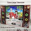 Large-Size One-Piece No-Glue Funeral Art TV Home Appliance