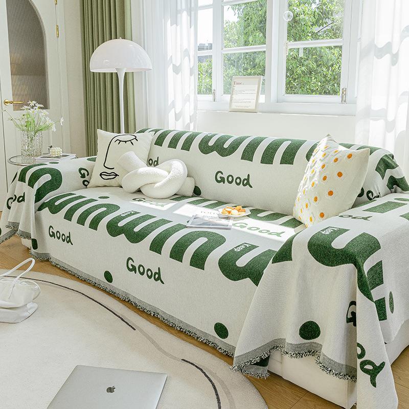 1pcs Chenille Double-sided Sofa Cover Backrest Cover All-season Universal Anti Slip and Dustproof Seat Cushion Cover