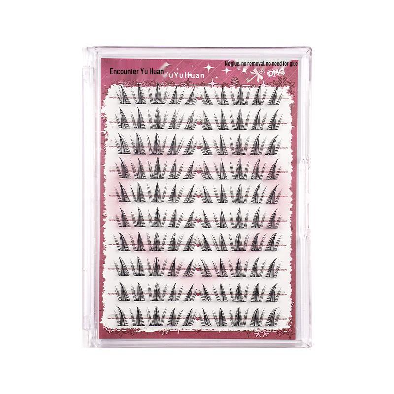 Glue-Free Self-Adhesive Sunflower Eyelashes: Natural, Realistic Manga & Barbie Style for Easy Use.