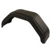 Trailer Fenders Injection Molded Shockproof Scratch Resistant for Single Axle Trailers 14in 15in Diameter Wheels