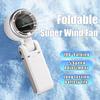 Handheld Turbo Fan Wearable Personal Desk Fan Small Mini Fan With Smart Digital Display Folding