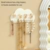 Wall Mounted Jewelry Hooks Jewelry Organizer, No Punching Rings, Earrings, Necklaces, Hanging Racks For Women'S Jewelry Storage