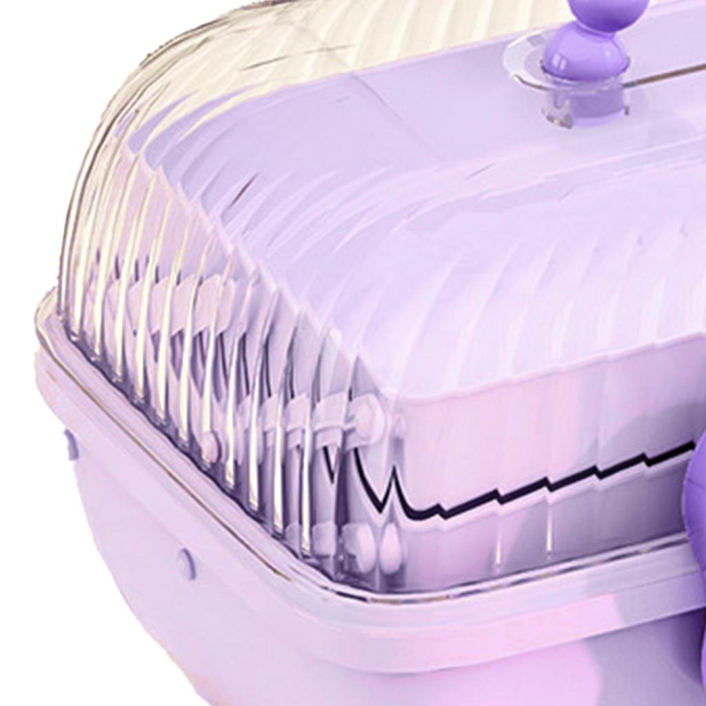 3 Tiers Desktop Storage Box Clear Cover Large Capacity Multi Grids Desk Organization Container for