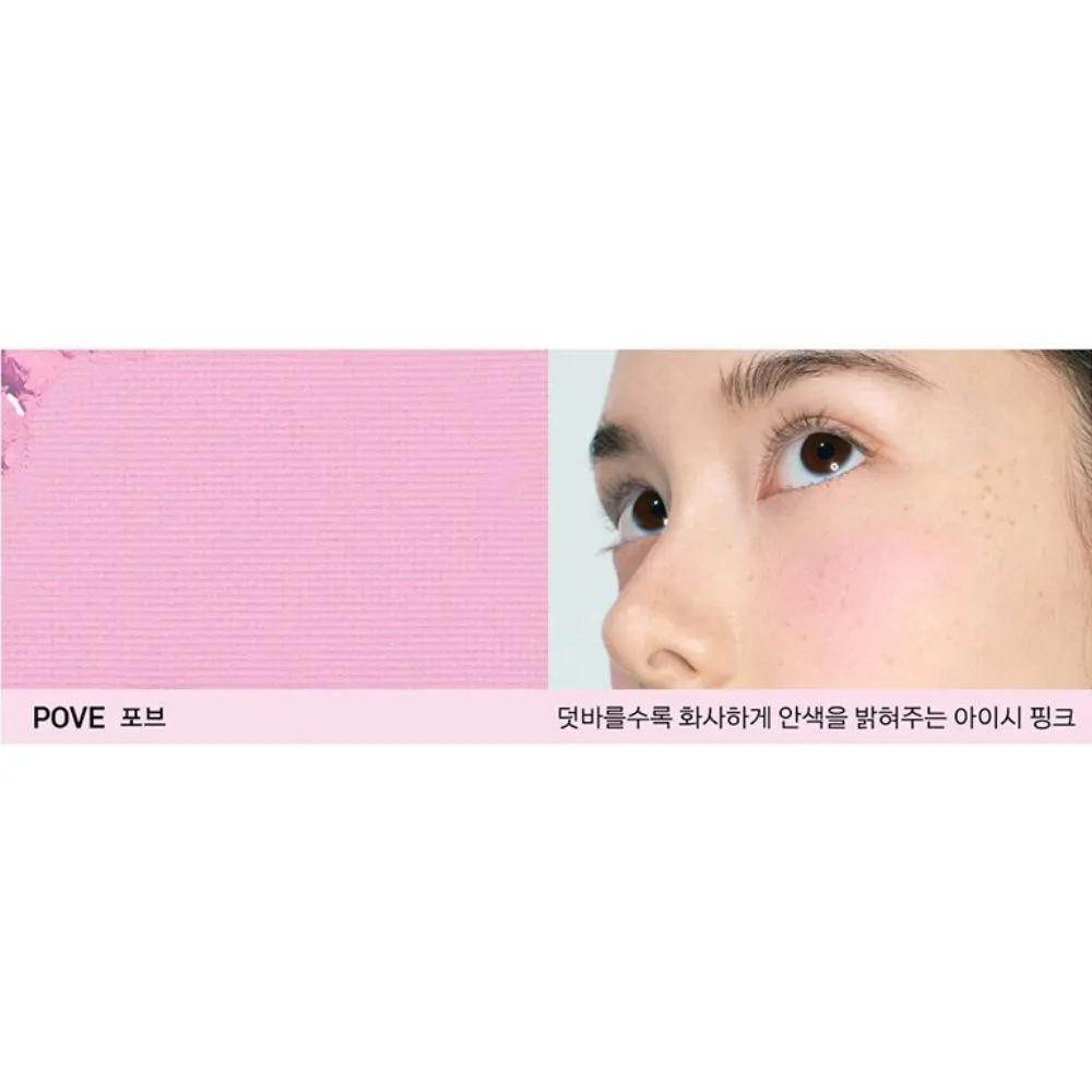 NAMING Blusher Fluffy Color Payoff Powder Blush POVE