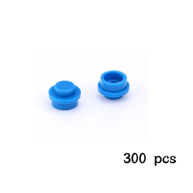 300 PEZZI Particelle di Assemblaggio MOC 4073 6141 Piastra Rotonda 1x1 Punto Blocchi da Costruzione DIY 1*1 Figure Mattoncini Lampada Giocattolo Educativo per Bambini