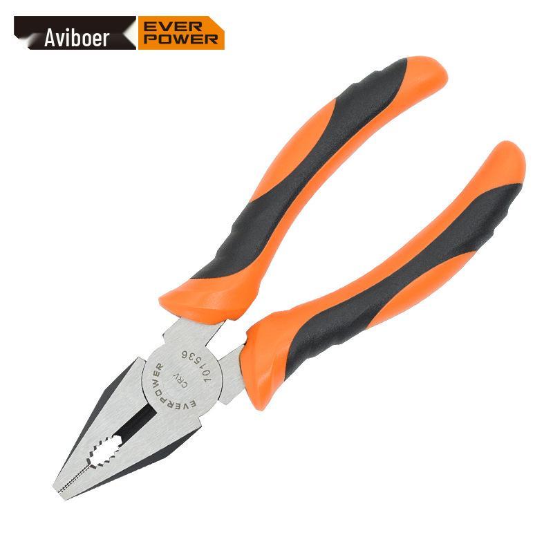 AIWEIBO EVER POWER C Series German-Style Wire Cutter & Flat Nose Pliers (6 , 7 , 8 ) 8 inch