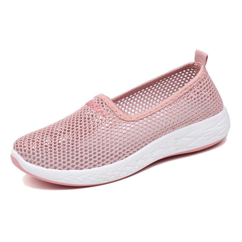 Cloth Shoes Summer Mesh Shoes Women's Non Slip Comfortable Casual Shoes Breathable