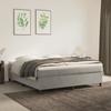 3144687 vidaXL Divan-lit Et Matelas Gris Clair 160x200cm Velours