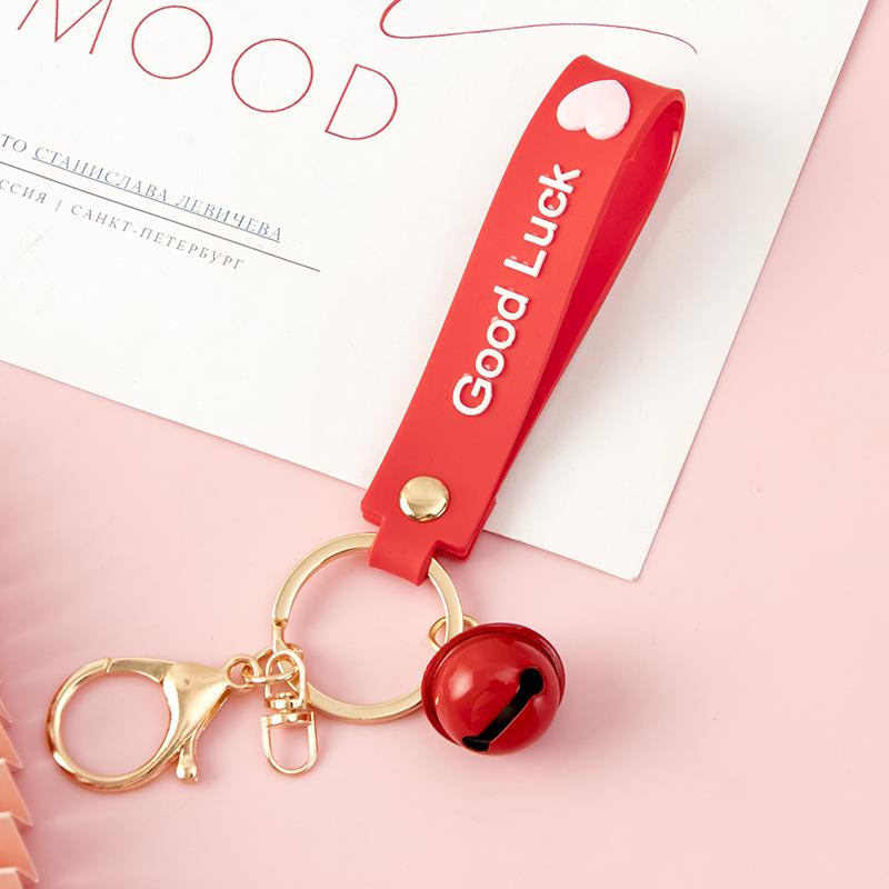 Bonbonfarbe Viel Glück Herz Schlüsselanhänger & Lanyard Anhänger