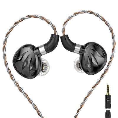 TRN Rosefinch 12mm Transducteur Planar Plat Écouteurs Intra-auriculaires Écouteurs Métal Course Bruit HIFI Bass Casque Annulation Casque