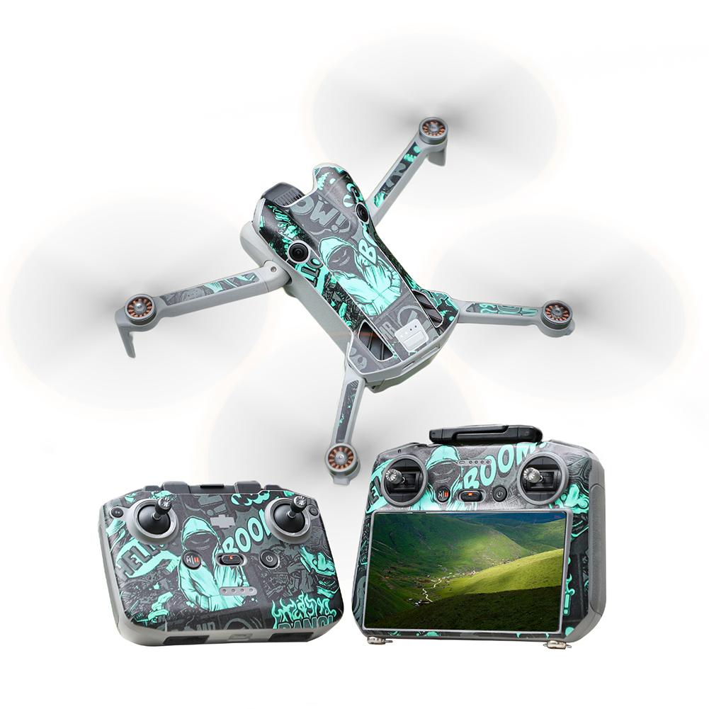 Spersonalizowana Naklejka Kreatywny Wzór Naklejka DIY z Naklejką Ochronną na Otwór Wentylacyjny do DJI Mini 4 Pro