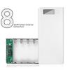 Compact DIY Power Bank Case Kit Battery Free LCD Display Dual USB Type C Port for Daily Commute Use