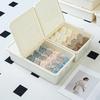 White Underwear Storage Box Thickened Cabinet Organizer Creative Storage Case  Sock Underpants Bras