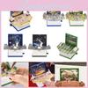 Dino Foldable Mini Keychain Explosive Book 3d Puzzle Castle Toy