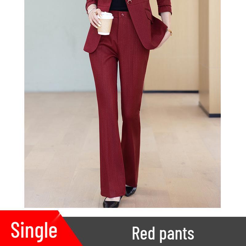 

Женский красный костюм-блейзер, коллекция осень/зима 2025: Профессиональный, Элегантный и Стильный. 4XL