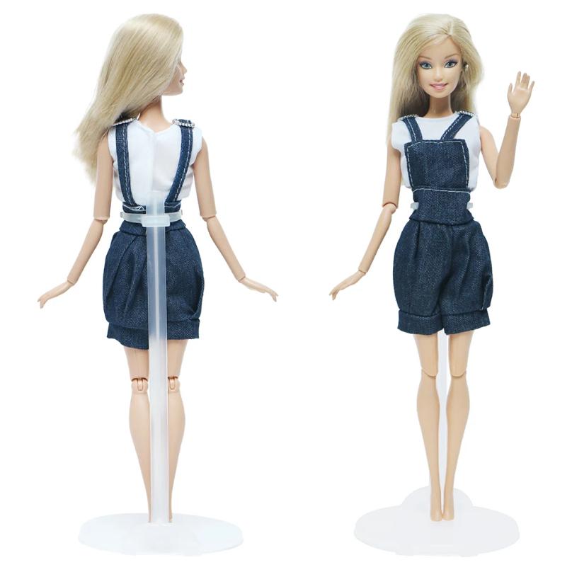 10/20 Stück/Los Transparenter Ständer Halter Für Puppen Klare Farbe Spielzeugfigur Display Halter Aufstellen Schaufensterpuppe Modell