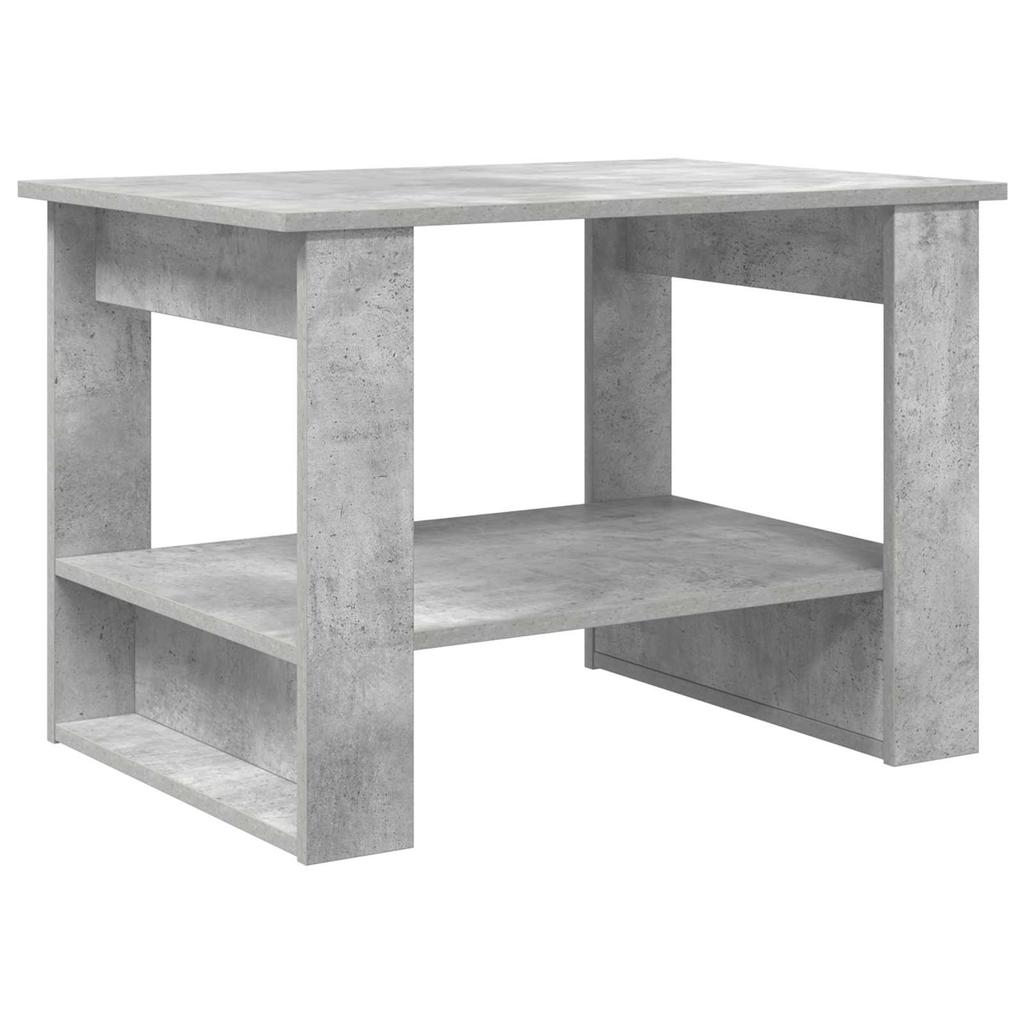 Coffee Table Concrete Grey 72 x 50 x 50 cm Engineered Wood