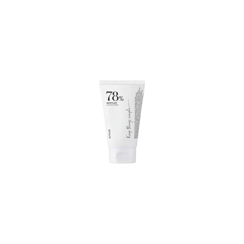 Anua Heartleaf Soothing Cream 78% 100ml Hydrating Moisturizer for Sensitive Skin