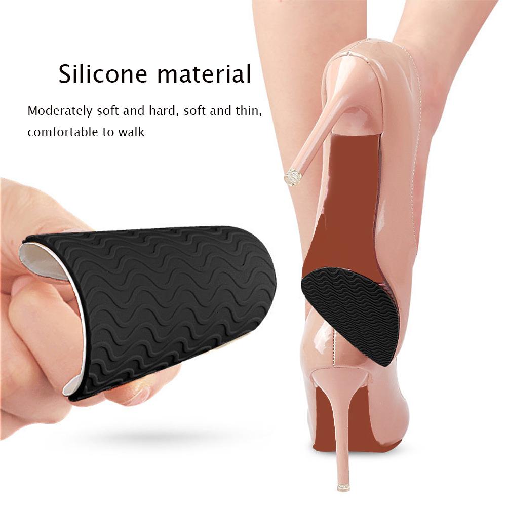 Rubber Forefoot Pads For Women Shoe Sole Protector Anti-slip Repair Outsoles Self-adhesive Sticker High Heel Care Bottom Patch