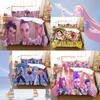 K-Pop D-Demon H-Hunters Cartoon Rumi Mira Zoey Duvet Cover Set with Pillowcases for Twin Full Queen King Size Bedding