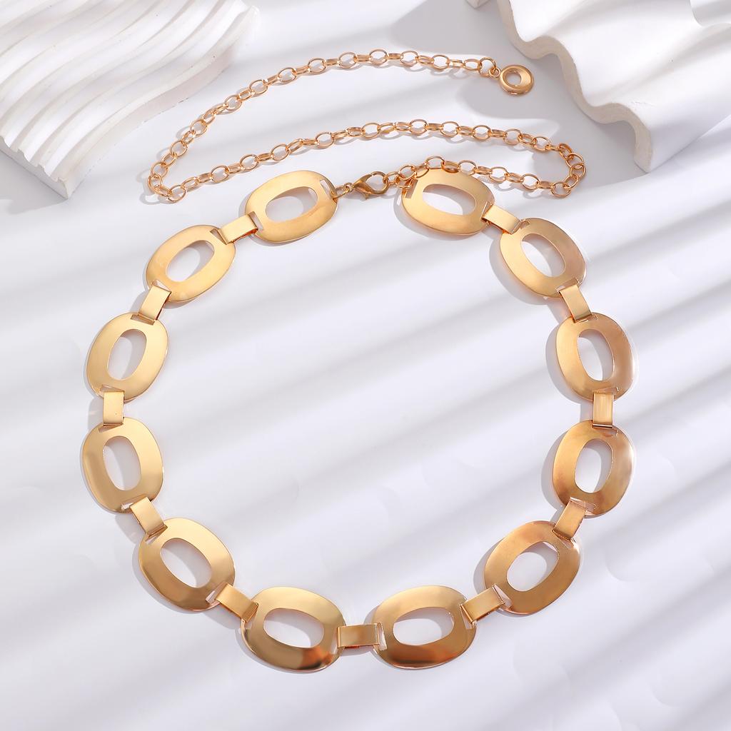 Retro Geometric Fringe Coin Waist Chain For Women Fashion Decorative Belly Dance Dress Ethnic Style Belt