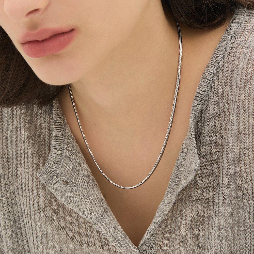 Essence (W) Chevron Chain Necklace Hl6N46636Wb450