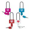 Long Handle Love Couple Lock 74*32*22mm Minimalist Travel Anti-theft Locker Suitcase Padlock Drawer Cabinet Furniture Latches
