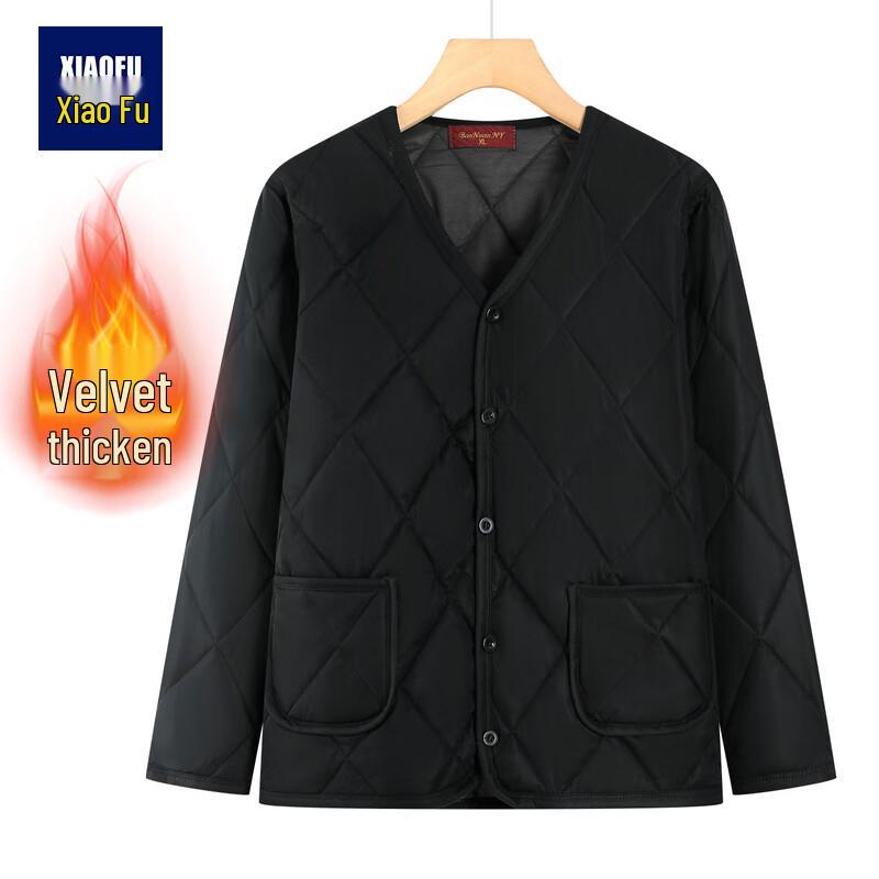 

Men s Mid-aged Quilted Thickened Winter Padded Jacket 4XL