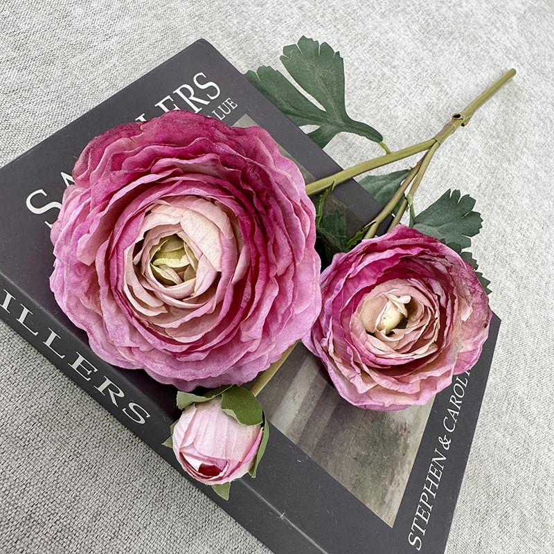 Fake Flower Garland With Silk Fabric For Wedding Decor And Photography Props
