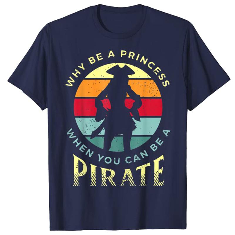 

Womens Pirate Freebooter Saying for A Lover of A Caribbean T-Shirt Graphic Tee Funny Ladies Vintage Y2k Top Aesthetic Clothes 4XL