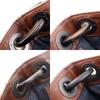 GUCCI Wood handle Handbag 106493 beige canvas Women Used