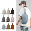 Travel Crossbody Bag Women's Chest Bag Solid Color Shoulder Bag