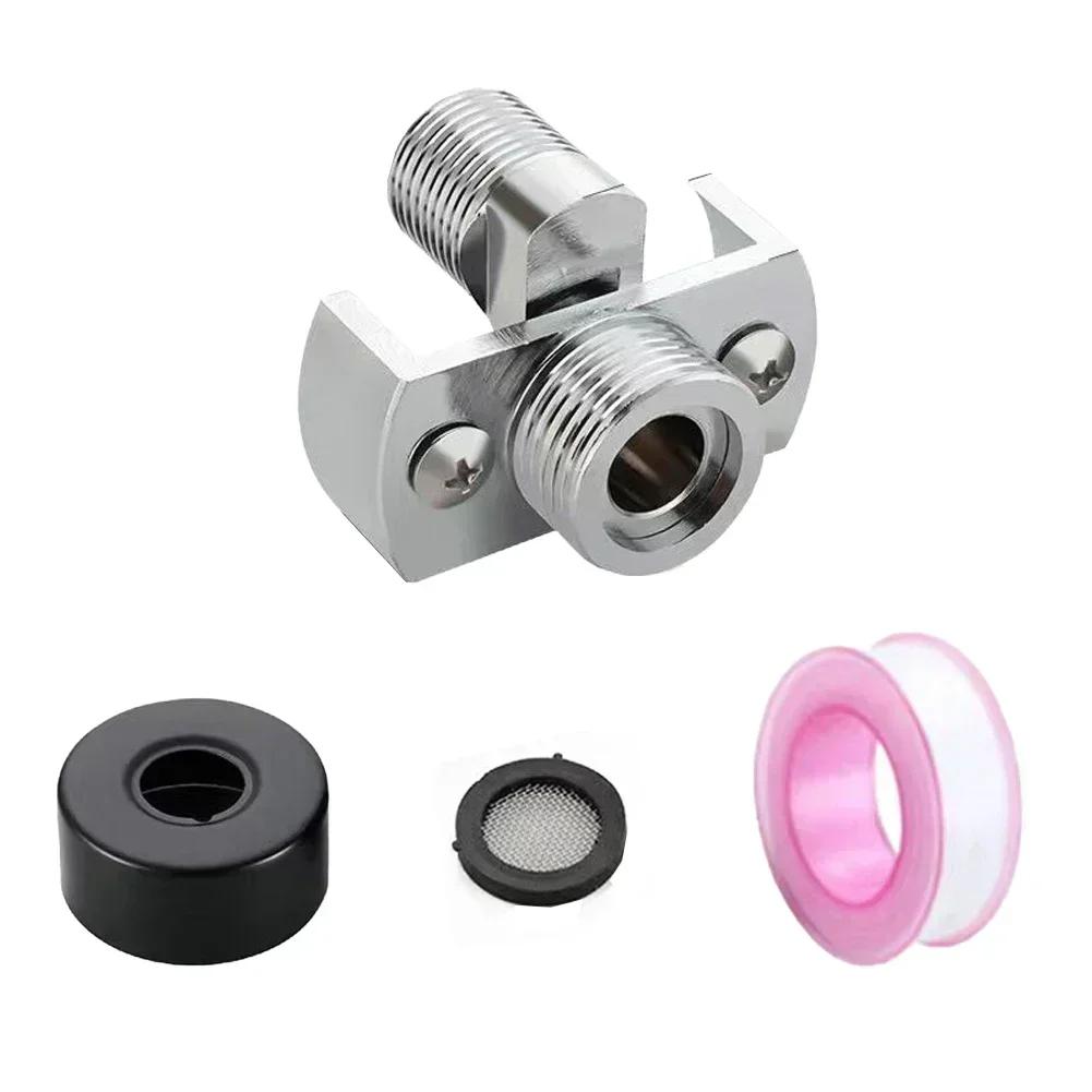 

40 Degree Adjustable Angled Curved Foot Faucet Tap Adapter With Eccentric Screw Corner Design And Tap Accessories