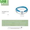  Tone S Chain Wrist Bracelet Color Lock Basic Wrist Bracelet Link Bracelets Fine Jewelry Present Gifts Girl Scb200Fashion