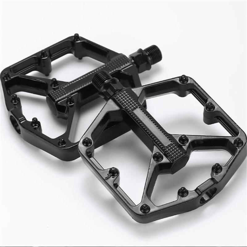 Aluminum Alloy Mountain Bicycles Pedals Wide Flat Cycling Pedals Sealed Bearing Nonslip Bicycles Pedals Enduring