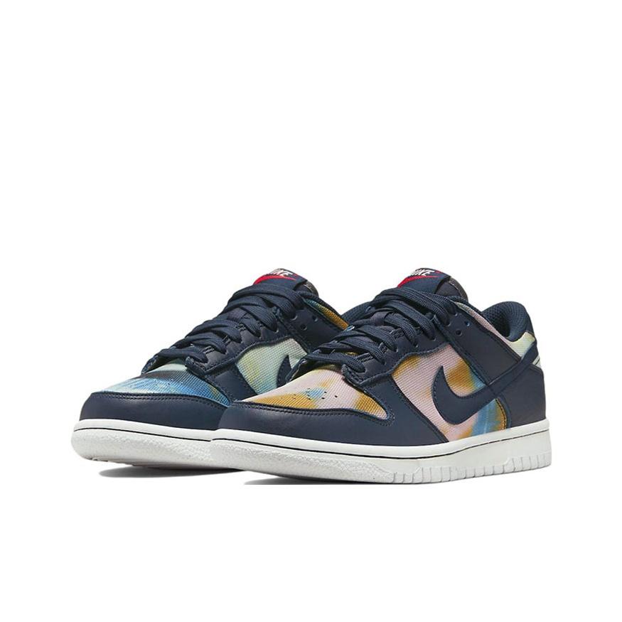 New Nike Dunk Low Graffiti Navy GS DM1051-400
