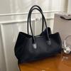 Women Large Capacity Suede Tote Bag Daily Casual Shoulder Underarm Handbag