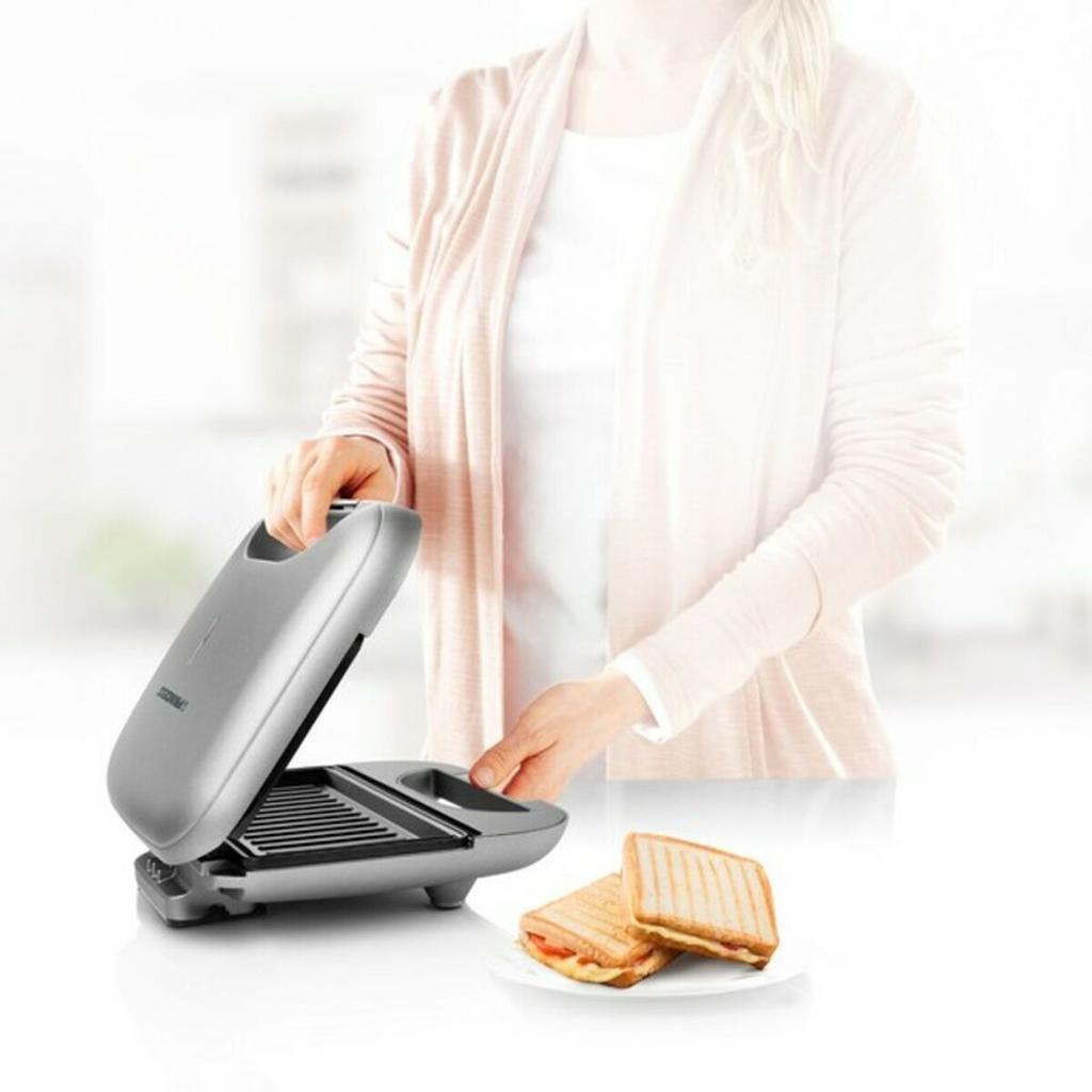 Sandwich Toaster Grill Princess Black Gray 750 W