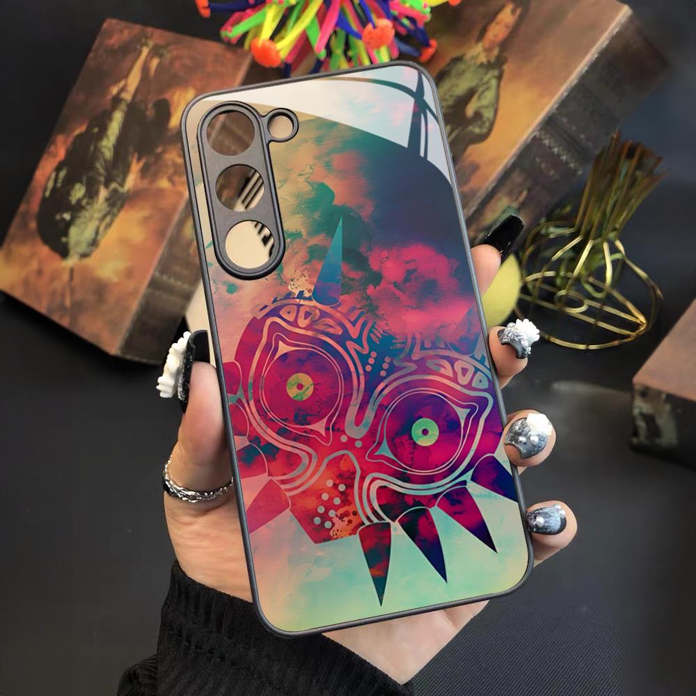 Cartoon Anime Game Z-Zelda Phone Case for Samsung Galaxy S24 S23 S22 S21 S20 A24 A34 A54 A53 Note20 M54 Fe Ultra Plus Glass