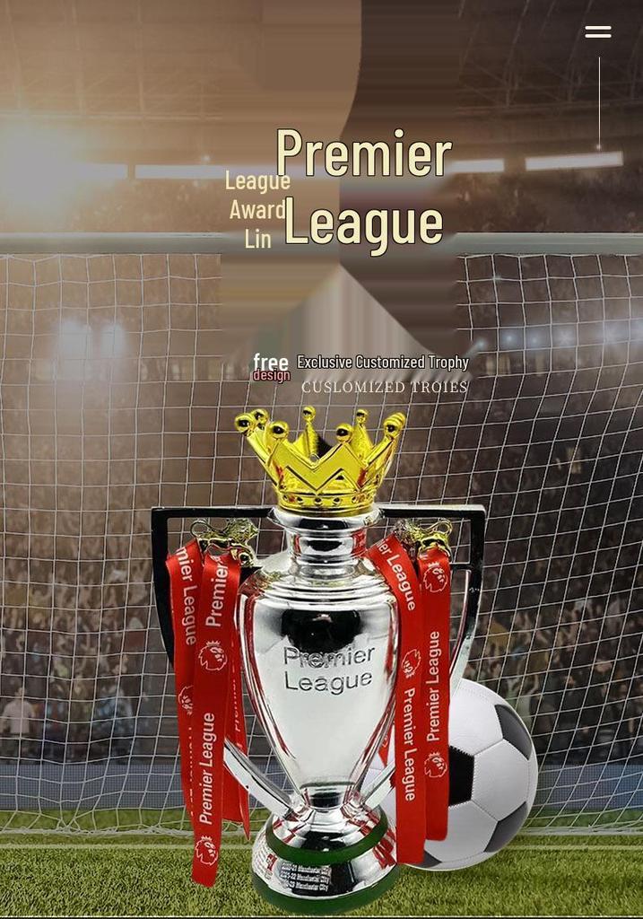 Premier League Football Trophy Souvenir Resin Model