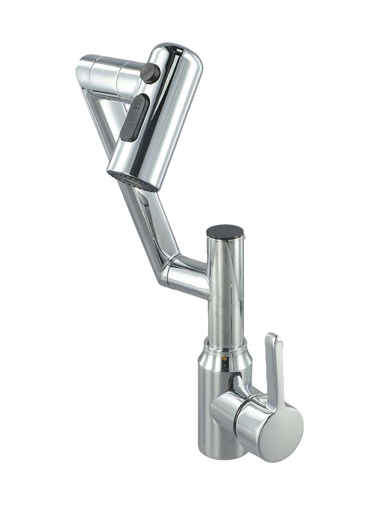 Смеситель с поворотом на 360 градусов Смеситель с вращением на 360 градусов Ванная комната Поворот на 360 градусов Регулируемый выход воды Латунный корпус