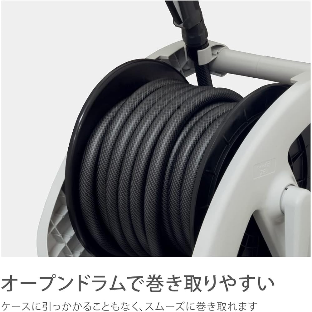 Takagi (Takagi) Horse Hose Reel Aurora WASH 20m Car Wash Cleaning R320WS Black