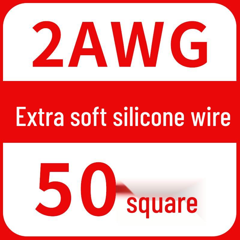 High-Temp Resistant Silicone Wire for Lithium Battery, Tinned Copper, Various AWG Sizes