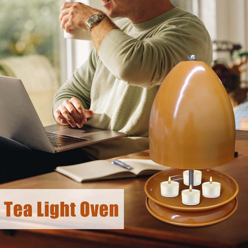 Teelichtofen Teelicht Kerzenheizung Doppelwandiger Metallradiator Kerzenheizung Handwärmer Für Büro Zuhause Arbeitszimmer Wohnzimmer