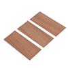 3PCS Guitar Veneer 188x98x2mm Sapele Wood Guitar Headplate Head Veneer for Repairment