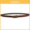 Waist Leather Belt For Summer Fashion Slim Genuine Leather With Buckle Gold